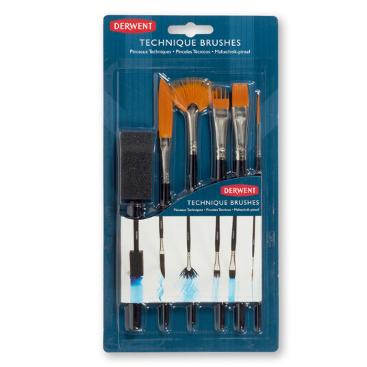 Derwent Teknikkpensler 6-sett Derwent Teknikkpensler 6-sett