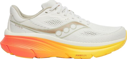 Saucony Men's Guide 19 Ivory/fire 48