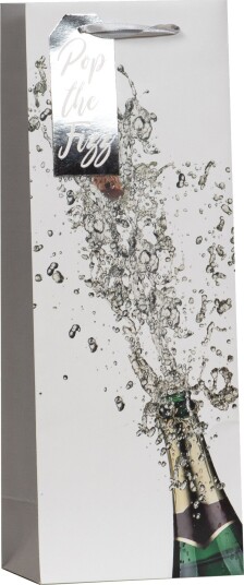 Flaskepose champagne hvit