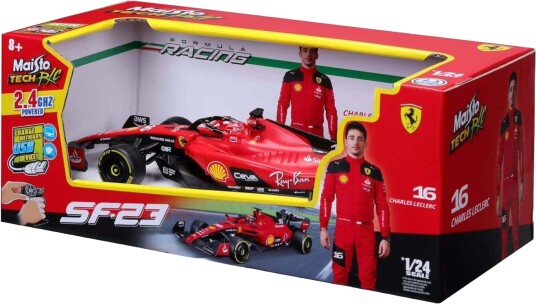 Maisto Ferrari SF90 F1 Radiostyrt Racerbil 1:24 - Rød Maisto Ferrari SF90 F1 Radiostyrt Racerbil 1:24 - Rød