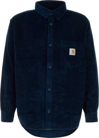 Carhartt Wip Herre Skjorter Blå M,
