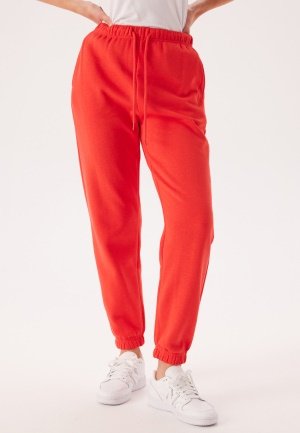 Pieces Chilli HW Sweat Pants Poppy Red XS
