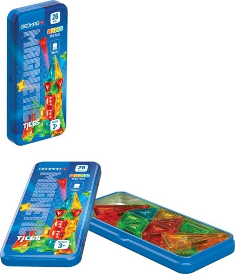 Geomag Mini Gems Magnetiske Byggesett 26 Deler - Flerfarget Byggeleker