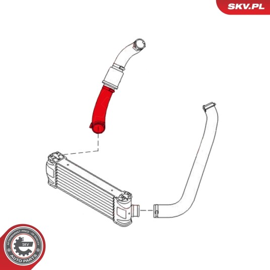 ESEN SKV 43SKV062 Ladeluftslange ESEN SKV 43SKV062 Ladeluftslange