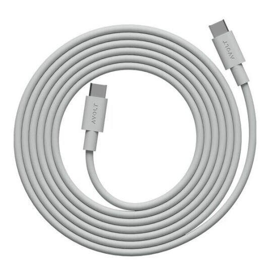 Avolt 2 m USB-C til USB-C Kabel i Gotland Grå
