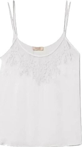 Twinset Dame Topper Hvit L, Twinset Dame Topper Hvit L,