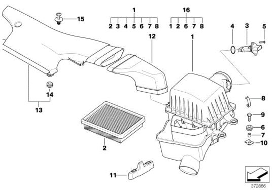 Bosch Luftmassemåler Bosch 0280218458