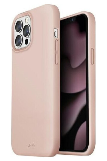 Uniq Dėklas Uniq Lino Apple Iphone 13 Pro Max Rožinis/Blush Pink