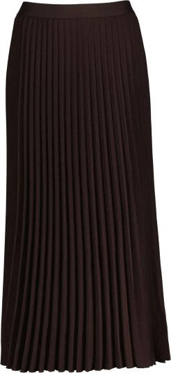 Gant Pleated Midi Skirt   Brown   36