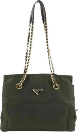 Prada Vintage Dame Grønn Prada Vintage Dame Grønn