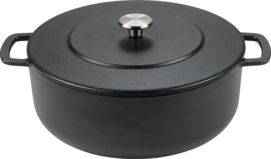 Combekk Enameled støpejernsgryte Ø28 cm Black Combekk Enameled støpejernsgryte Ø28 cm Black