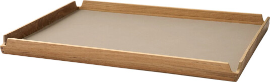 LIND DNA Luftig teakbrett square L Nupo clay brown