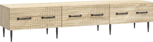 TV skap med skuff Sonoma eik 147 x 34,5 x 30 cm Konstruert tre TV skap med skuff Sonoma eik 147 x 34,5 x 30 cm Konstruert tre