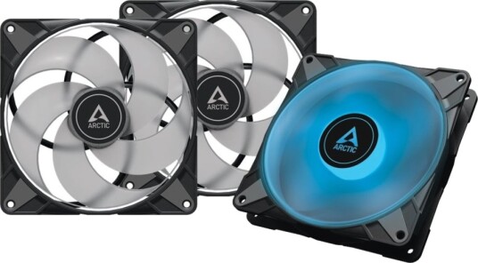 Arctic P14 Pwm Pst Value Pack Kabinettvifte 140mm Svart En Pakke 3