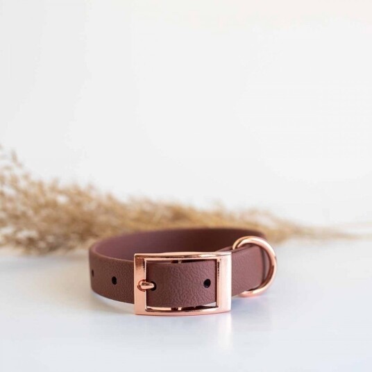 Tyylivoitto Classy Hundehalsbånd Brun (Xs)