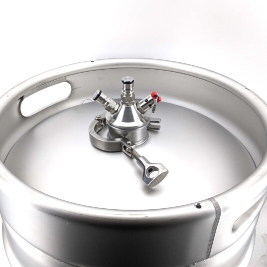 Kegland Ball Lock Adapter for Bryggerifat 2" Tri Clover Commercial Keg Adaptor