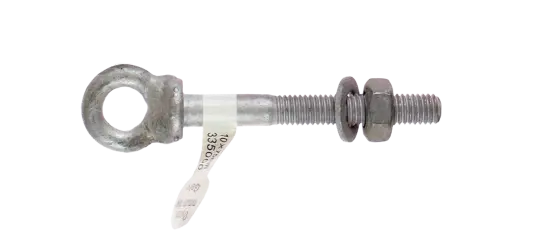 CAL Øyebolt fast m/ mutter   Galvanisert stål   10x75 mm
