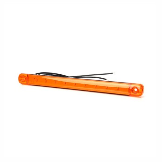 Varsellys Strands Side Marker Slim 9 LED   12/24V / 238 mm Oransje