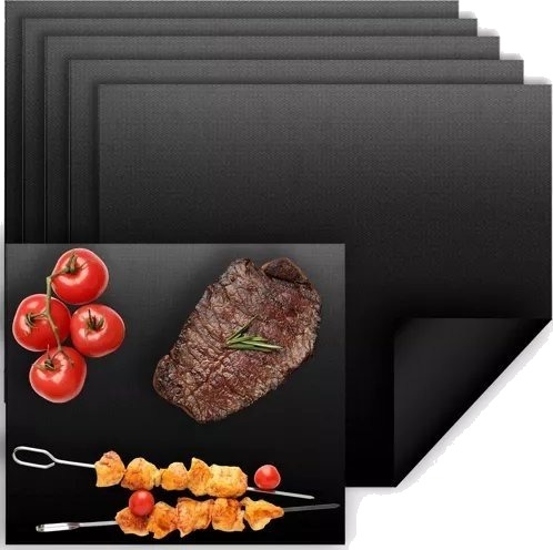 5-Pak - Grillmatte / Non-Stick Matte til Grill