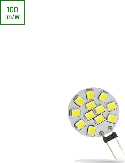 Spectrum G4 1,2W LED pære 12V 110mA dekorativ belysning Dimbar : Ikke dimbar Kulør : Kald Spectrum G4 1,2W LED pære 12V 110mA dekorativ belysning Dimbar : Ikke dimbar Kulør : Kald