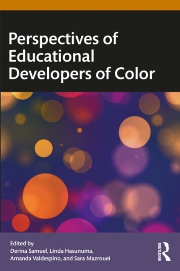 Perspectives of Educational Developers of Color