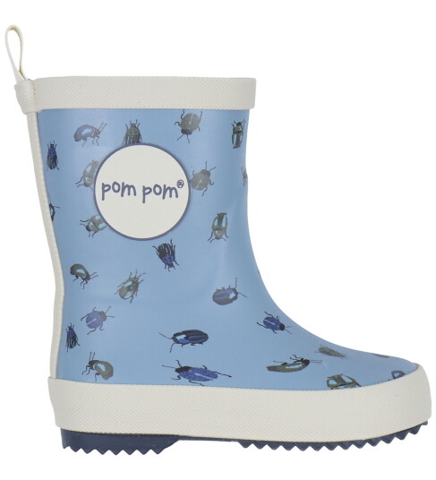 Pom Pom Gumboots Aop - Blue - 30