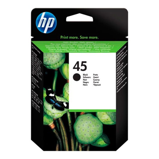 HP 45 blekkpatron 830 sider Sort