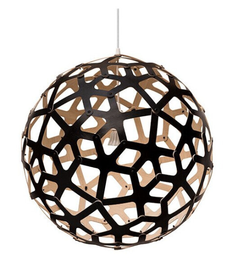 David Trubridge Coral Pendel Ø60 Svart 1 Side