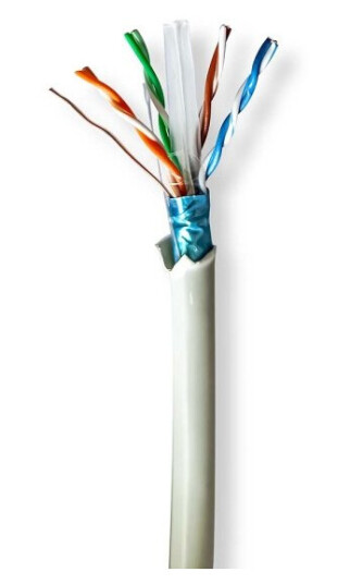 Nedis CAT6 Nettverkskabel 305m F/UTP Grå LSZH Nedis CAT6 Nettverkskabel 305m F/UTP Grå LSZH