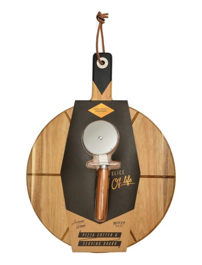 Gentlemen"s Hardware Pizzabricka & Slicer 40X30X2CM