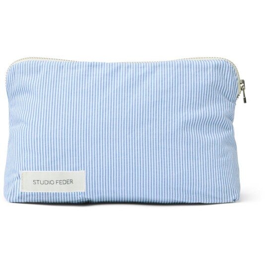 Studio Feder Milk Stripe Celia Mini Toiletry Veske Bomull Studio Feder Milk Stripe Celia Mini Toiletry Veske Bomull
