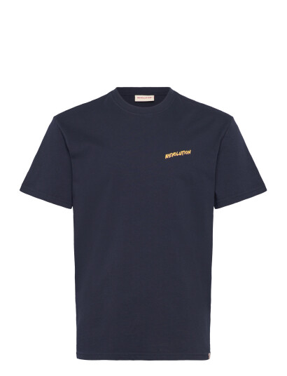 Revolution Printed T Shirt Navy L Revolution Printed T Shirt Navy L