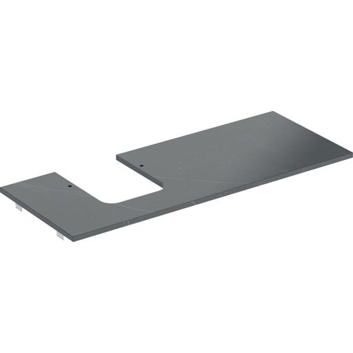 Geberit One benkeplate 119x47,3 cm marmorert sort