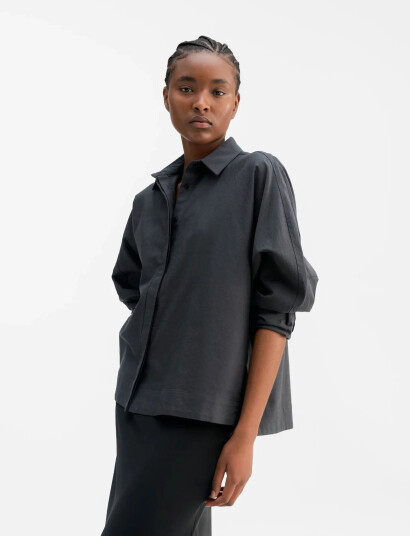 Ahlvar Gallery Gigi Oxford Shirt - Grey - S