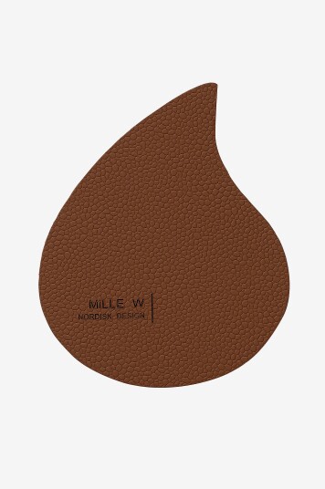 MiLLE W NORDISK DESIGN   Glassbrikker Drop 4 pakning   Brun