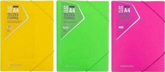 Astra Astra Mappe Med Strikk Pp Neon Mix Astrapap