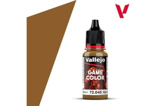 Vallejo Game Color Leather Brown 18ml Akrylmaling for Modellbygging