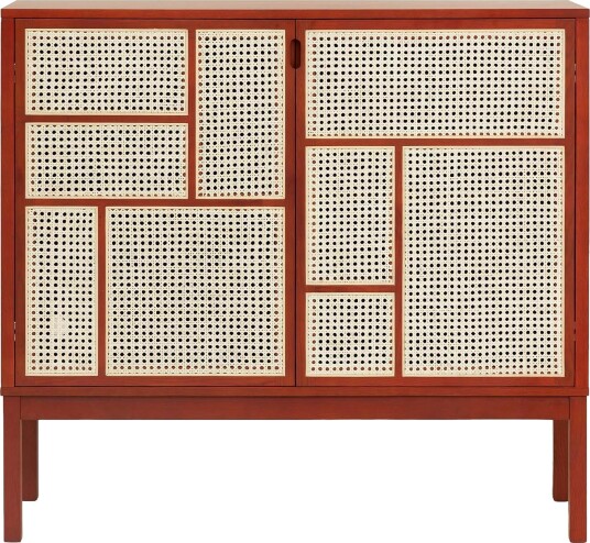 Air Skjenk 40x120 cm Rød
