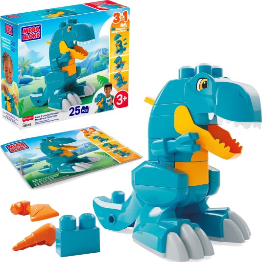 Mega Bloks Byggesett Build & Chomp Dinosaur