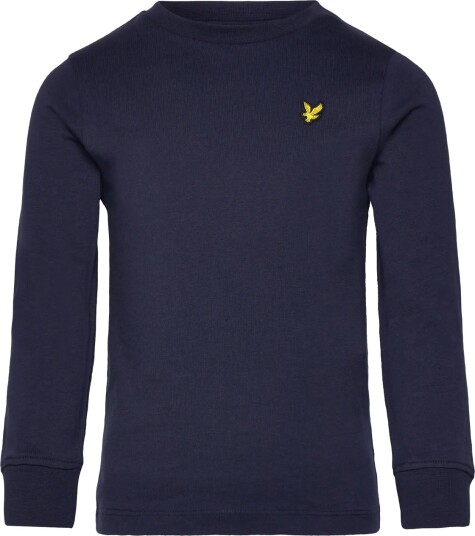 Lyle & Scott Plain Ls T Shirt Navy 128 134