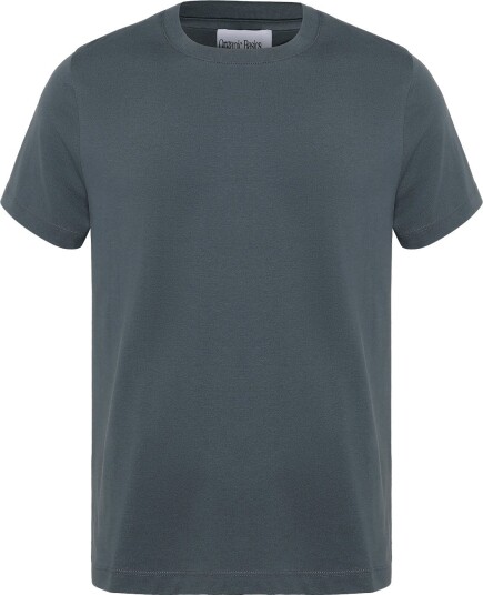 Organic Basics True Heavy Regular Fit Tee   Grey   L