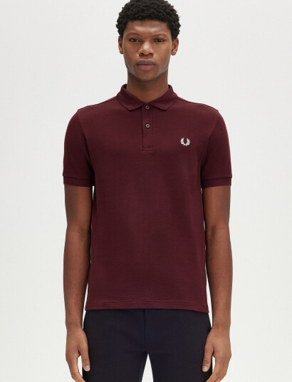 Fred Perry The Fred Perry Shirt - Burgundy - XS