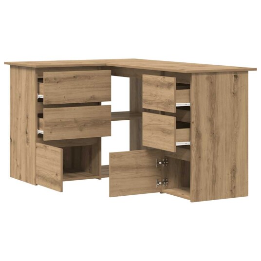 Hjørnepult artisan eik 145x100x76 cm konstruert tre