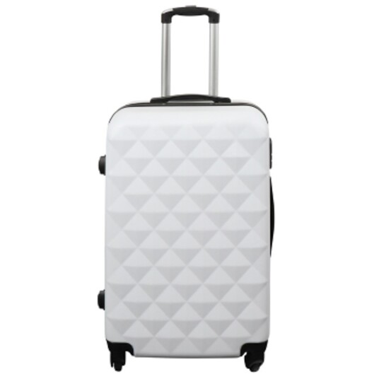 Borg Living Koffert I Hvit - Hard Abs / Polykarbonat Borg Living Koffert I Hvit - Hard Abs / Polykarbonat