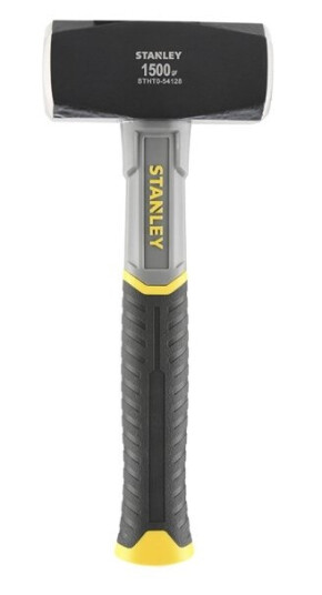 Stanley Stht0-54128, Slegge, Fiberglass, Sort, Grå, Gult, 1,5 Kg, 1 Stykker Stanley Stht0-54128, Slegge, Fiberglass, Sort, Grå, Gult, 1,5 Kg, 1 Stykker