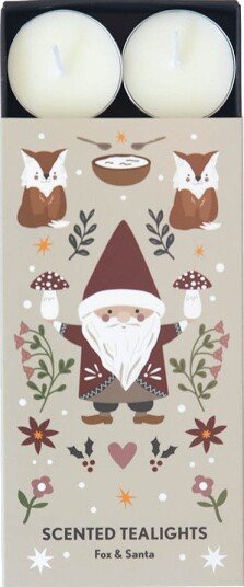 Pluto Duftlys 8 stk Fox & Santa