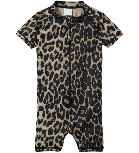 Sofie Schnoor Light Brown Leopard Badedrakt 80