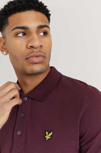 Lyle & Scott Pikétrøye Plain Polo Shirt Rød Lyle & Scott Pikétrøye Plain Polo Shirt Rød