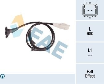 FAE 78181 Sensor ABS FAE 78181 Sensor ABS