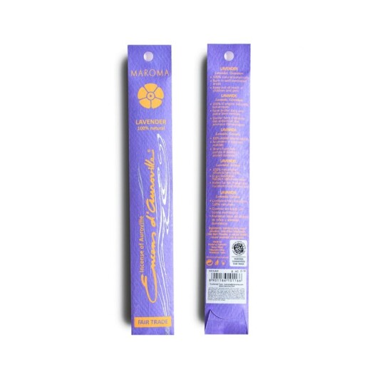 Maroma røkelse lavender 10 pinner Maroma røkelse lavender 10 pinner